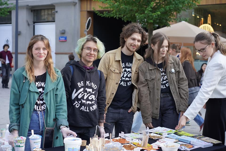 Roślinna degustacja w centrum Warszawy.